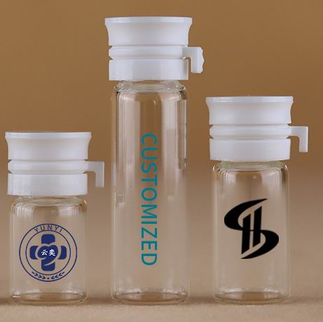 customized logo glass vials 1.5ml essential oil vials 00